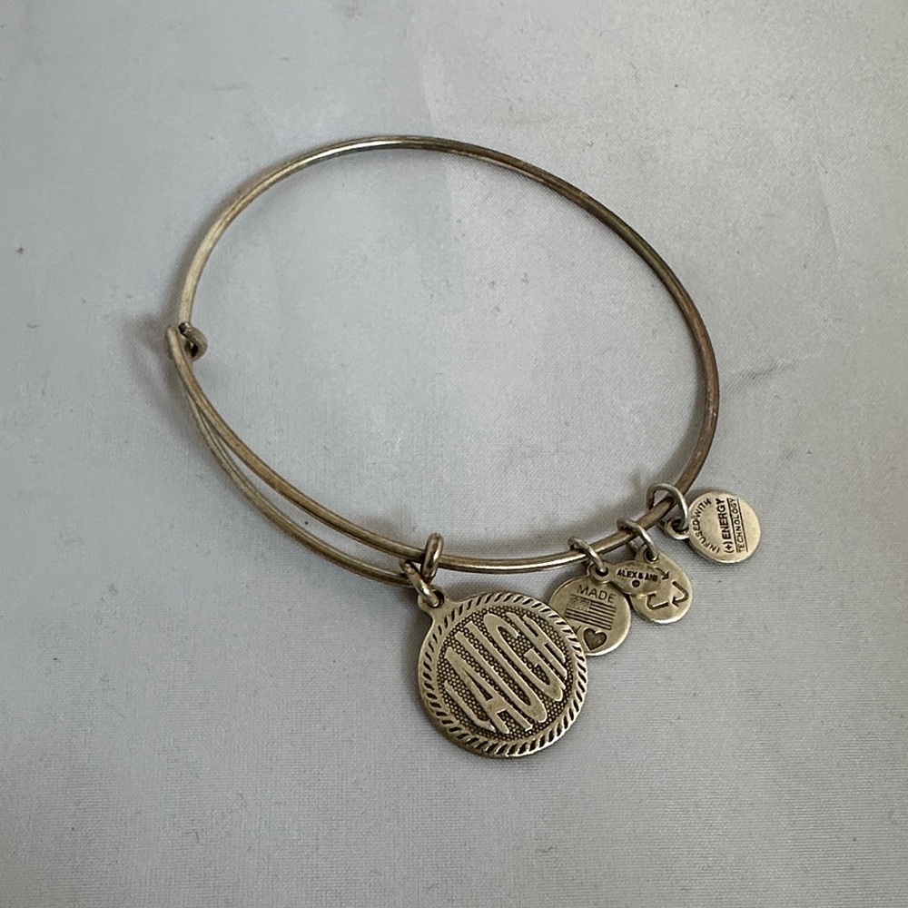 Alex and Ani Gold Charm Bracelet